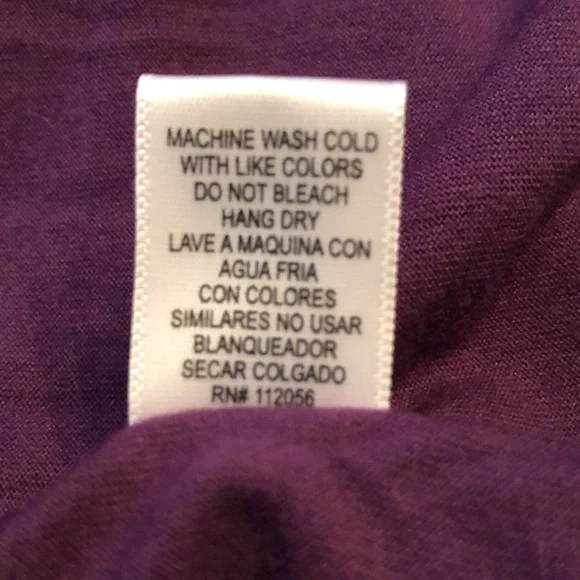 💜Zenana Outfitters plum purple comfy short sleeve t-shirt dress with pockets - Picture 9 of 10